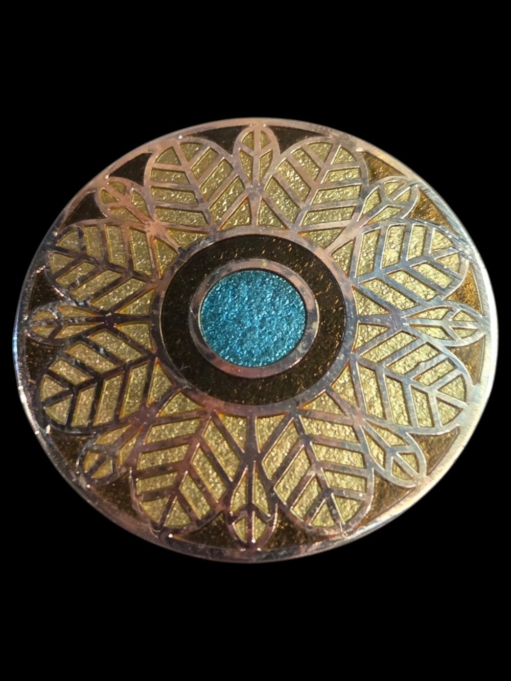 PASSILLÉ-SYLVESTRE Vintage Handmade Enamel Brooch